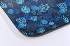 tulup.hu Fürdőszoba szőnyeg Kék korallzátony 75x45 cm Fehér