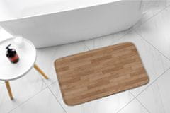 tulup.hu Zuhany kilépő szőnyeg Fapadló 90x60 cm Fehér és szürke
