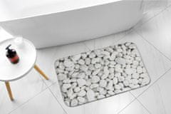 tulup.hu Fürdőszobai szőnyeg Kövek 75x45 cm Fehér