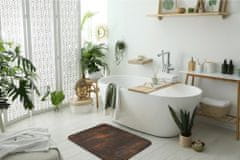 tulup.hu Nedvszívó fürdőszoba szőnyeg Absztrakció 75x45 cm Fehér