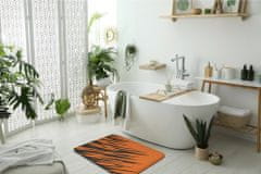 tulup.hu Nedvszívó fürdőszoba szőnyeg Tigriscsíkok 75x45 cm Fehér
