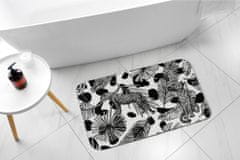 tulup.hu Nedvszívó fürdőszoba szőnyeg Lampart savanna 90x60 cm Fehér és szürke