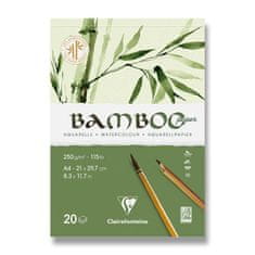 Clairefontaine Bamboo A4 akvarell tömb, 20 lap, 250 g