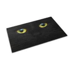 tulup.hu Egyedi lábtörlő Fekete macska 90x60 cm