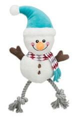 Trixie Karácsonyi játék Xmas SNOWMAN plüss/pamut 41cm