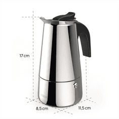 Xavax Barista mokáskanna 4 csésze kávéhoz, 200 ml, rozsdamentes acél