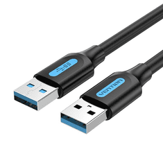 Vention CONBF USB kábel 1 M USB 3.2 Gen 1 (3.1 Gen 1) USB A Fekete (CONBF)