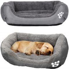 MG Sleeping Sofa kutya és macska ágy 50x40 cm, szürke