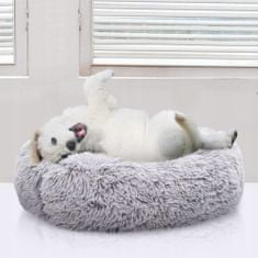 MG Fluffy Pillow kutya és macska ágy 60 cm, szürke
