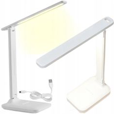 MG Desk Lamp USB asztali lámpa lampa, fehér