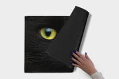 tulup.hu Egyedi lábtörlő Fekete macska 90x60 cm