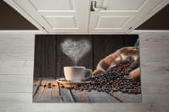 tulup.hu Egyedi lábtörlő Kávé szív 150x100 cm
