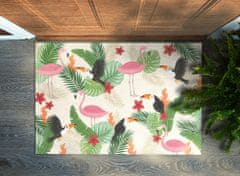 tulup.hu Lábtörlő Flamingó madarak 90x60 cm