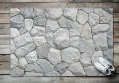 tulup.hu Egyedi lábtörlő Kövek 150x100 cm