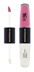 Dermacol Hosszantartó kétfázisú ajakszínező és szájfény 16H Lip Colour (Extreme Long-Lasting Lipstick) 4 + 4 (Árnyalat 12)