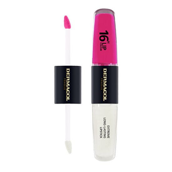 Dermacol Hosszantartó kétfázisú ajakszínező és szájfény 16H Lip Colour (Extreme Long-Lasting Lipstick) 4 + 4