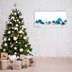 tulup.hu Akrilkép Karácsonyi karácsony, hó díszek 120x60 cm
