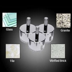 Vixson Gyémántfúró fúró készlet, minőségi lyukfűrész fúró készlet, magfúró szárak csempe, kő, üveg fúráshoz (10 darab) | HOLEXPERT