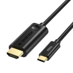 Choetech CH0019 kábel USB-C / HDMI M/M 4K 1.8m, fekete