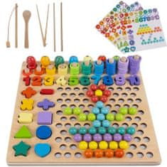 MG Wooden Montessori fa puzzle, mix