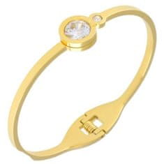 Xuping Jewelry karkötő kristályokkal, sebészeti acél arany színű BP4755
