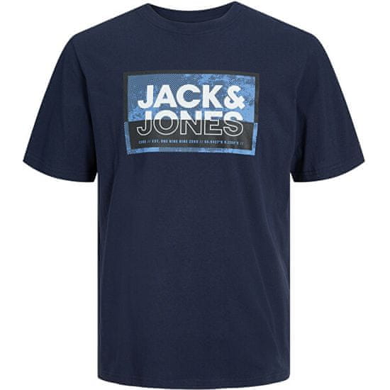 Jack&Jones Férfi póló JCOLOGAN Standard Fit 12253442 Navy Blazer