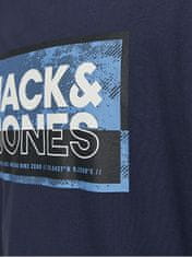 Jack&Jones Férfi póló JCOLOGAN Standard Fit 12253442 Navy Blazer (Méret XXL)