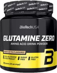 BioTech USA Glutamine Zero 300 g, őszibarackos jeges tea
