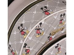 sarcia.eu DISNEY Mickey Mouse Bézs, kis bőr hátizsák 29x22x11 cm
