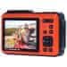 Rollei Sportsline 64 Selfie/ 64 MPix/ 16x zoom/ 2.8" LCD+ 2 "LCD/ 4K video/ Vízálló 5m/ Narancs színben