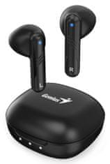Genius vezeték nélküli headset TWS HS-M905BT fekete/ Bluetooth 5.3/ USB-C töltés/ Fekete