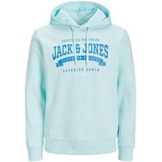 Jack&Jones Férfi pulóver JJELOGO Standard Fit 12233597 Soothing Sea (Méret M)
