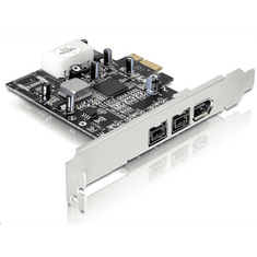 DELOCK 3x FireWire bővítő kártya PCI-E (89153) (89153)