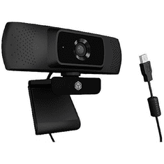 RaidSonic ICY BOX IB-CAM301-HD webkamera 1920 x 1080 pixelek USB 2.0 Fekete (IB-CAM301-HD)