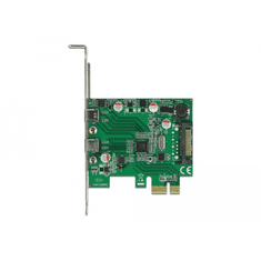 DELOCK 2x USB 3.2 Gen 1 Type-C bővítő kártya PCIe (90493) (delock90493)