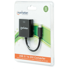 Manhattan USB-C 3.1 to DVI átalakító (152051) (152051)
