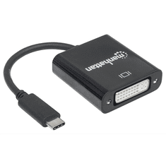 Manhattan USB-C 3.1 to DVI átalakító (152051) (152051)