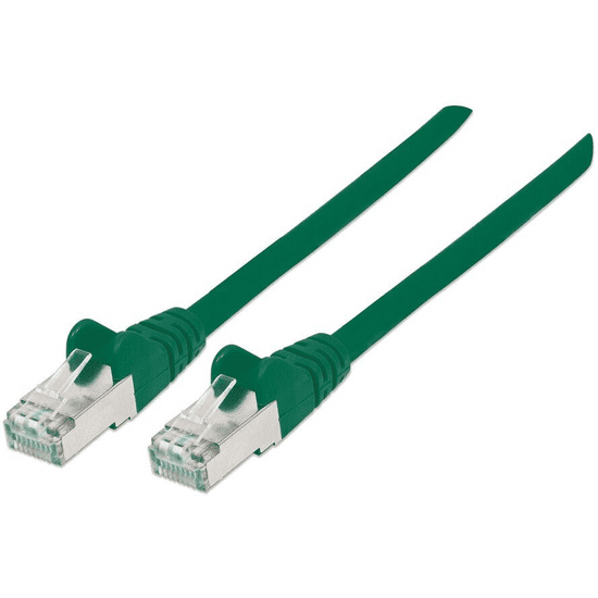 Intellinet 350617 hálózati kábel Zöld 1,5 M Cat6a S/FTP (S-STP) (350617)
