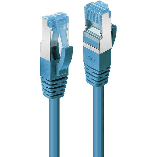 Lindy 2m Cat.6A S/FTP hálózati kábel Kék Cat6a S/FTP (S-STP) (47149)