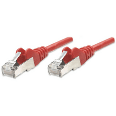 Intellinet Intellinet Cat5e 7.5m hálózati kábel Vörös 7,5 M SF/UTP (S-FTP)