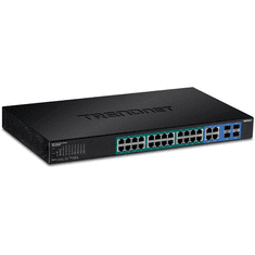 TRENDNET Switch 28 Port Gbit Managed PoE+ 370W WebSmart 19" (TPE-5028WS)