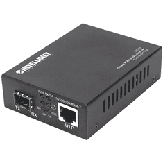 Intellinet 508216 hálózati média konverter 1000 Mbit/s Fekete (508216)