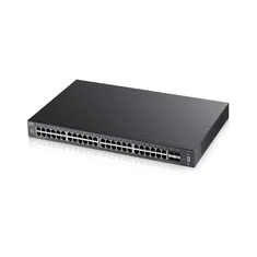 Zyxel XGS2210-52 Vezérelt L2 Gigabit Ethernet (10/100/1000) 1U Fekete (XGS2210-52-EU0101F)
