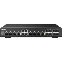 QNAP QSW-IM1200-8C hálózati kapcsoló Vezérelt L2 Nincs Fekete (QSW-IM1200-8C)