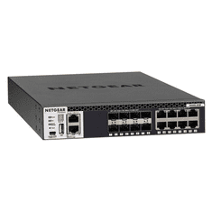 Netgear M4300-8X8F Vezérelt L3 10G Ethernet (100/1000/10000) 1U Fekete (XSM4316S-100NES)