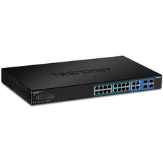 TRENDNET 20-port Gigabit Web Smart POE+ Switch w/ 2 SFP (TPE-1620WSF)