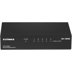 Edimax Switch 5x FE GS-1005E Metall Gehäuse (GS-1005E)