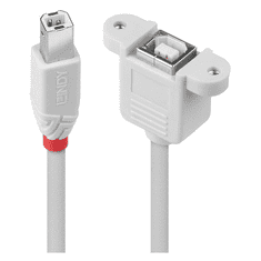 Lindy 31800 USB kábel 0,5 M USB B Szürke (31800)