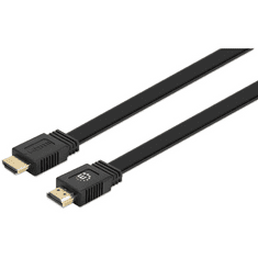 Manhattan 355599 HDMI kábel 0,5 M HDMI A-típus (Standard) Fekete (355599)