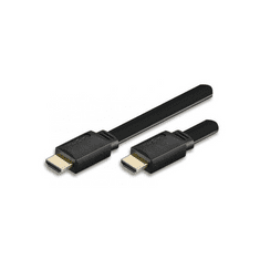 Techly 1m HDMI HDMI kábel HDMI A-típus (Standard) Fekete (ICOC-HDMI-FE-010)